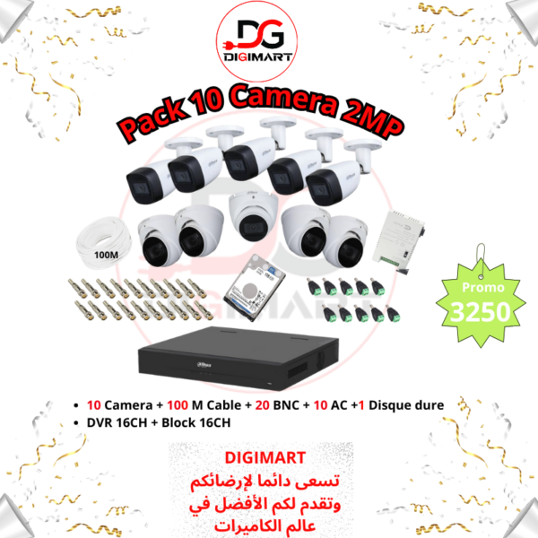 Pack 10 Camera