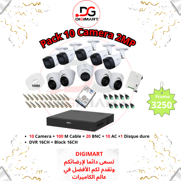 Pack 10 Camera