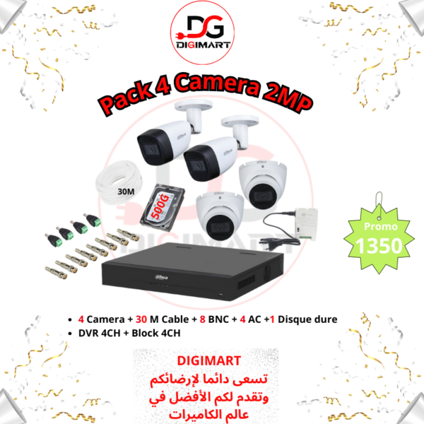 Pack 4 Camera