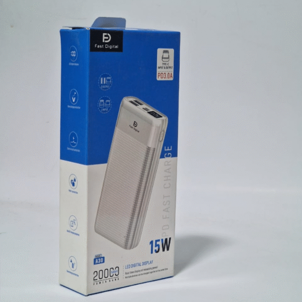 Batterie Externe PD Fast Charge 15W