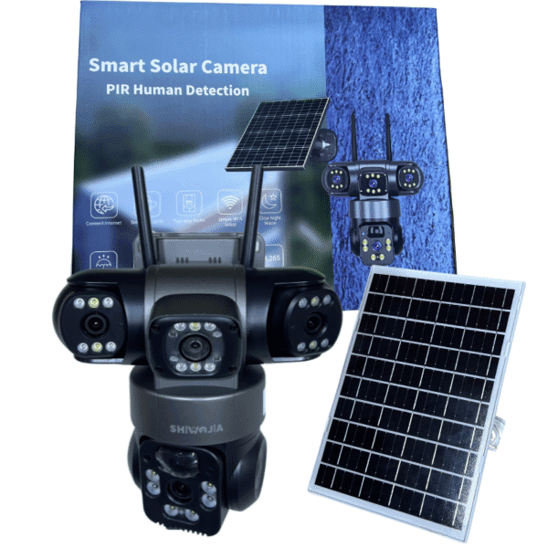 Caméra Solaire Intelligente Sécurité Autonome