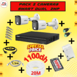 Pack 2 caméras smart dual 2MP – 4