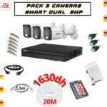 Pack 3 cameras dahua Smart Dual 5MP