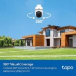 Tapo 1080P Outdoor Wired Pan/Tilt Security Wi-Fi Camera, 360° View,