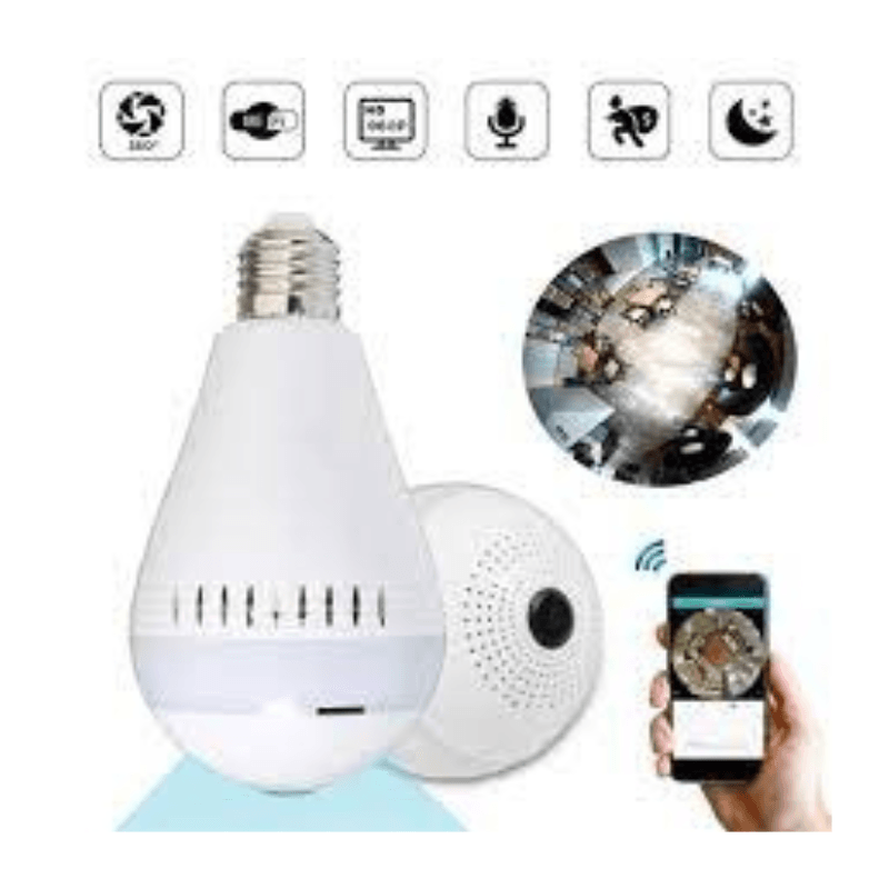 Wifi Bulb Camera, 4MP, CMOS