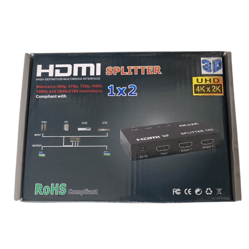 HDMI Splitter 1x2 (4K x 2K)