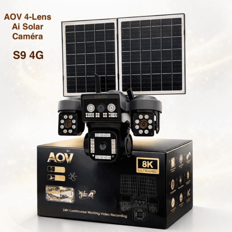 CAMERA SOLAR 4 LENS 4G