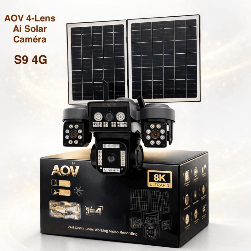 CAMERA SOLAR 4 LENS 4G