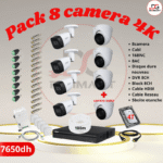 Pack 8 camera 4K