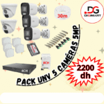 Pack UNV 5 caméras 5MP – 3