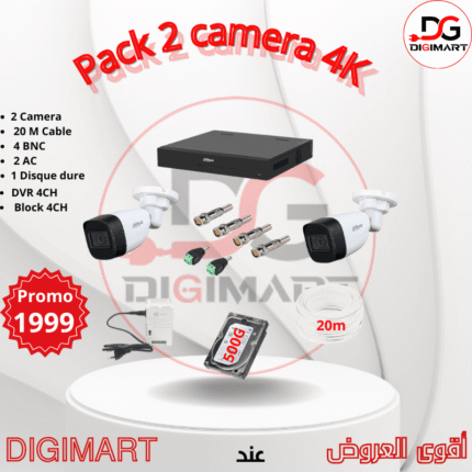 Pack 2 camera 4K