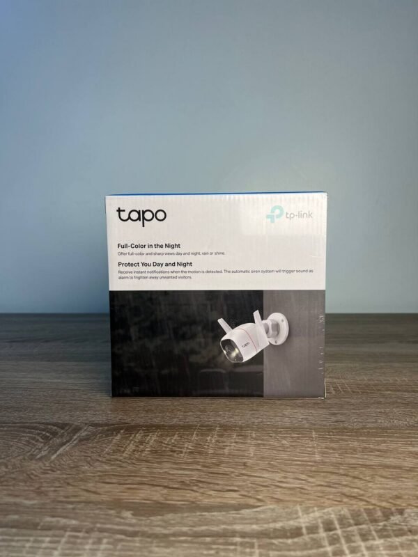 Tapo Outdoor Smart Security Camera, Color Night Vision