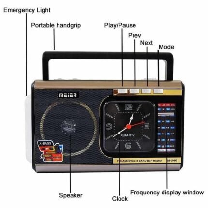 RADIO MEIER Model : M-U40 HI_FI Speaker
