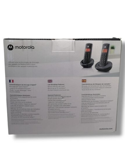 Téléphone numérique sans fil Motorola E202 – 2