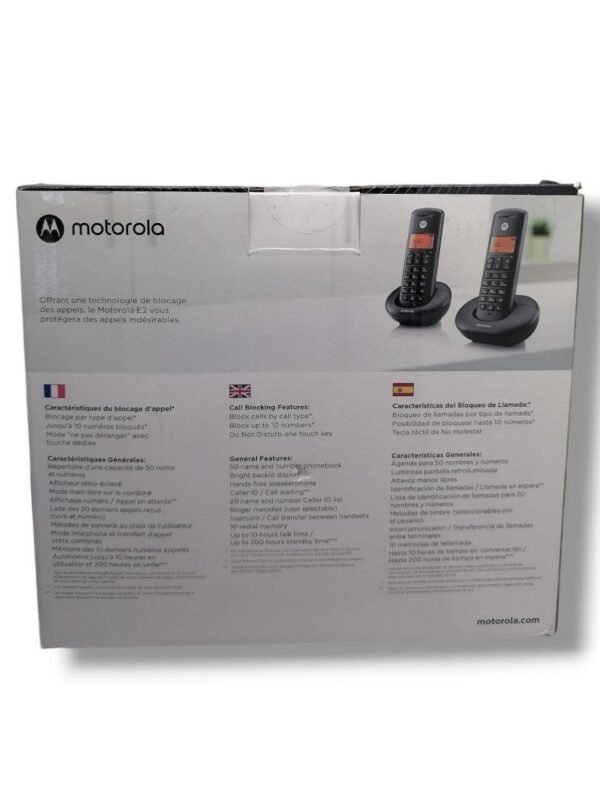 Téléphone numérique sans fil Motorola E202 – 2