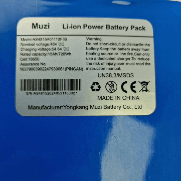 Muzi Li-ion Power Battery Pack – 2