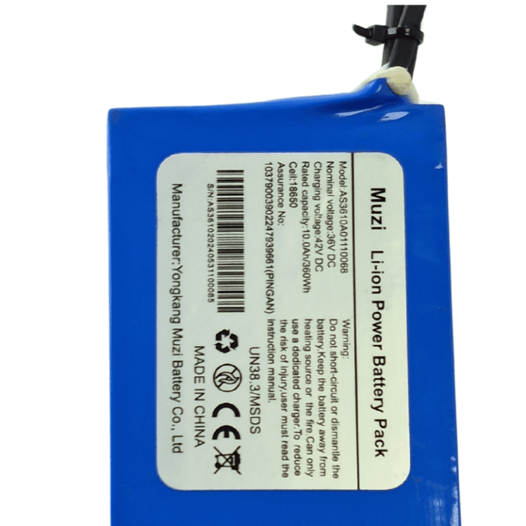 Batterie Li-ion Muzi Modèle AS3610A01110068 – 2