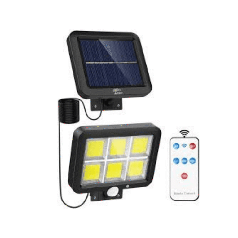 OLAR LAMP - Lampe Solaire à Détecteur de Mouvement avec Télécommande